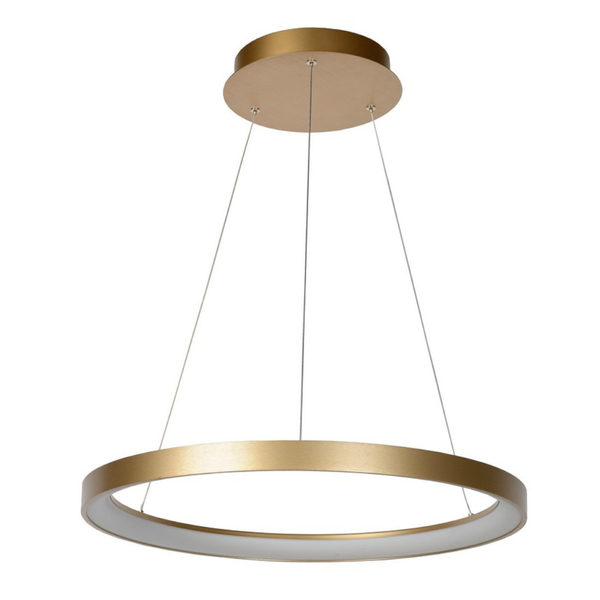 LAMPA wisząca VIDAL 46403/48/02 Lucide okrągła OPRAWA zwis LED 48W 2700K ring złoty