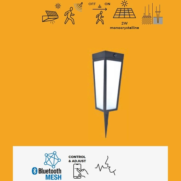 Słupek ogrodowy DIAS 6996601012 IP44 LED 8,4W 2700-6500K wbijany czarny