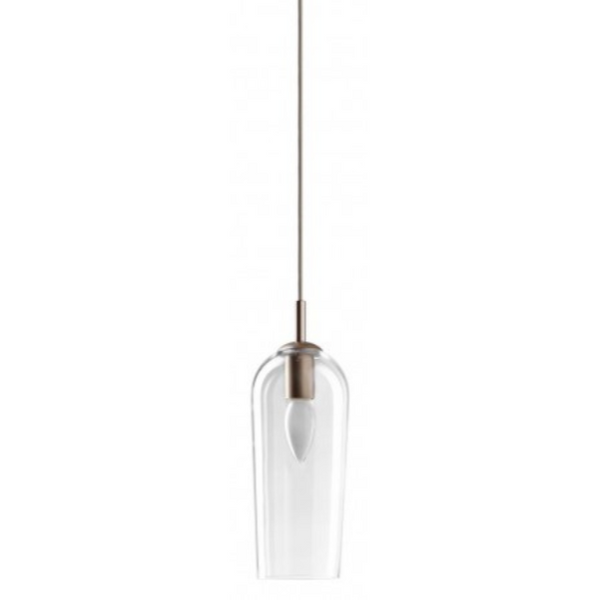 Zwis jadalniany nad stół AZ3337 BLANCA 1 Azzardo glass brązowy