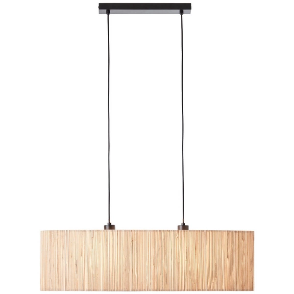 Owalna lampa wisząca Wimea 99429/76 boho beżowy czarny