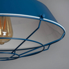 Lampa wisząca metalowa Retro ABR-RRP-N-E27 Abruzzo industrialna niebieski