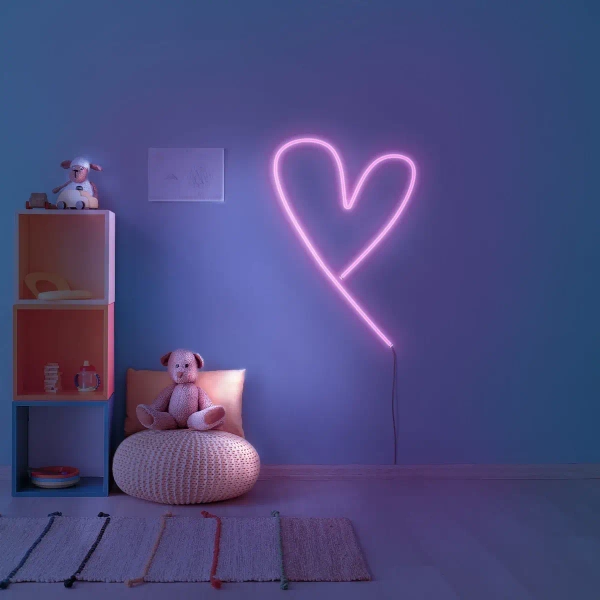 Neonowa taśma LED 17W 315007 Polux 2 metry 100lm różowy pasek