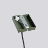 Lampa wisząca ryflowana PASTELO SL.1518 tubka podłużna oliwkowa