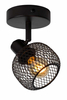 Regulowana LAMPA ścienna MAREN 77978/01/30 Lucide metalowa OPRAWA loftowy spot sufitowy reflektorek czarny