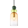 Lampa do sypialni zwisająca Manso PND-37462C-MC-GD Italux multikolor