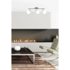 Sufitowa lampa potrójna Ghost 93-01498 okrągła biała chrom