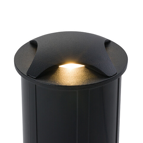 Wpuszczana LAMPA schodowa PAT LED 8162 Nowodvorski metalowa OPRAWA wpust LED 3W 3000K outdoor IP54 stropowy czarny