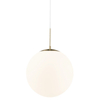 Kulista lampa wisząca Grant 2010573035 Nordlux do salonu biała