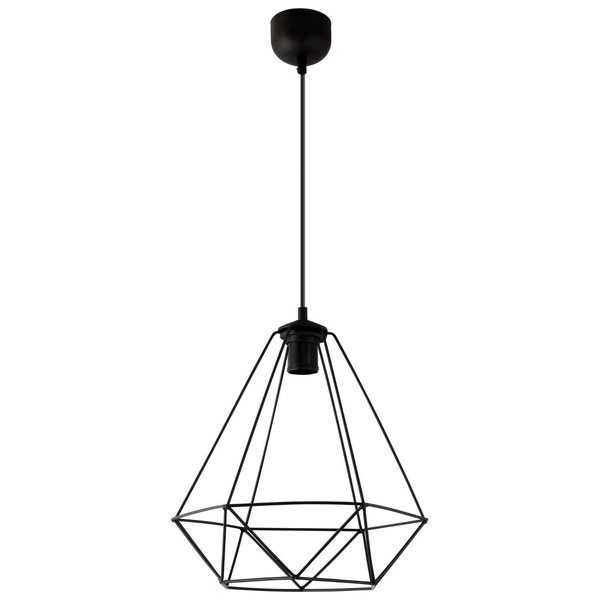 Industrialna lampa wisząca VEN W-1201/1 druciany czarny
