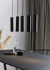 Lampa wisząca Tilo 2010483003 Nordlux kaskada metalowe tuby czarne