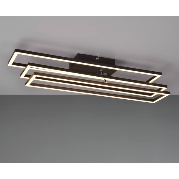Plafon TESSORA DL132-64423 RL Light LED 36W 2700-6000K geometryczny czarny
