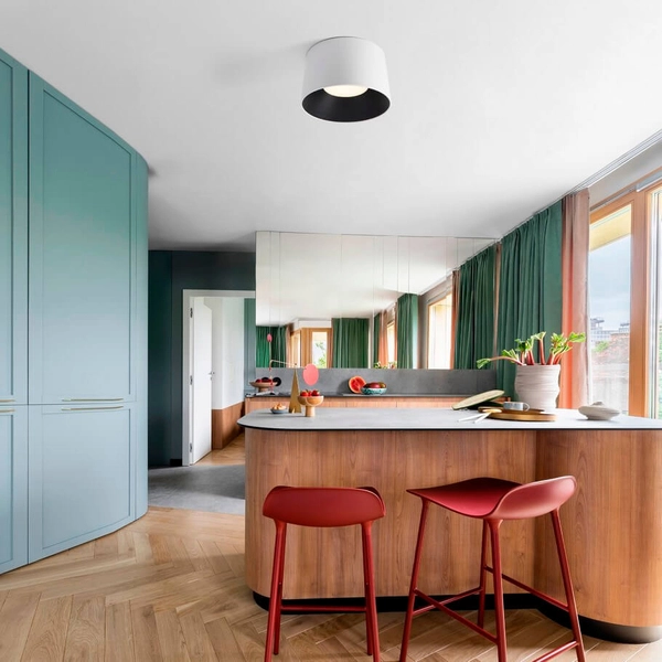 Jadalniana lampa sufitowa CAMPANERO LE44806 LED 35W 3000K biały czarny