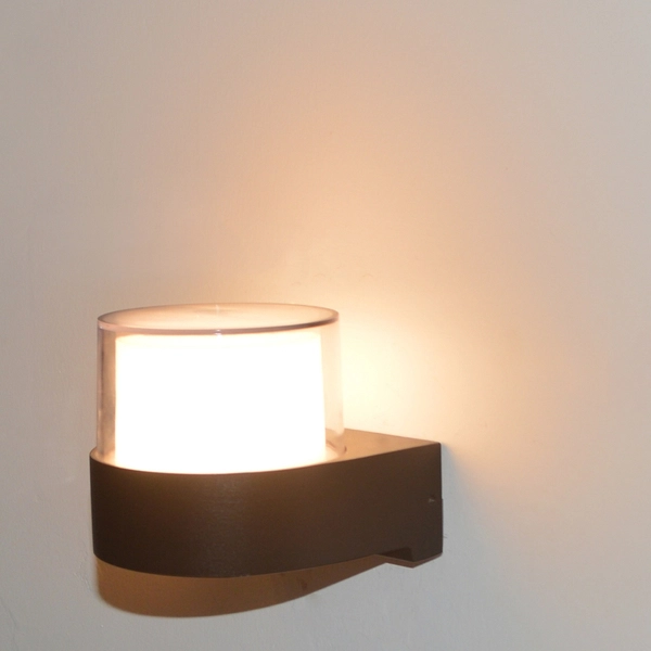 Kinkiet na elewację Marti OWL-4626-3K Italux LED 5W 3000K IP54 czarny