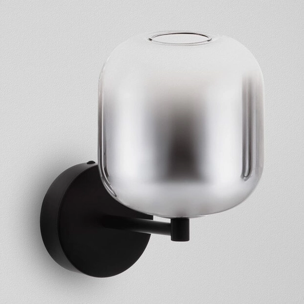 Przyścienny kinkiet szklany ANUCO LE44613 LED 3W 3000K do salonu szary