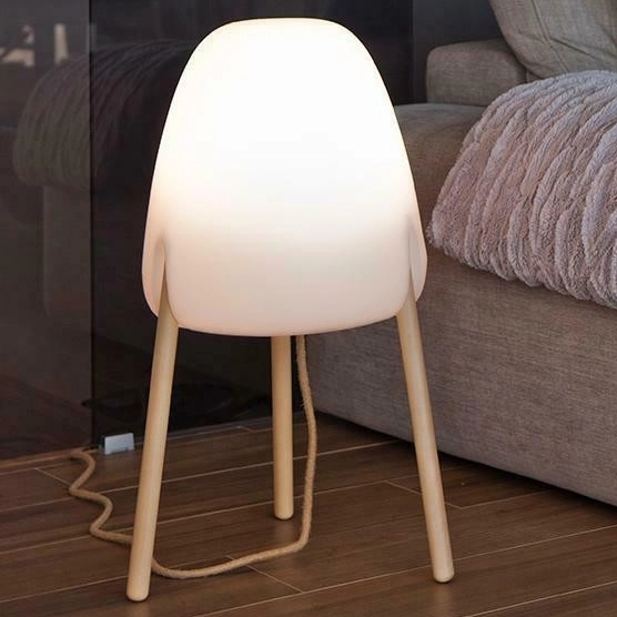 Lampa ogrodowa Rocket LUMRCK70SSNW solarna trójnóg biała