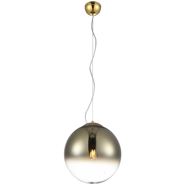 Lampa wisząca ball Iris AZ3132 Azzardo nowoczesna do salonu złota