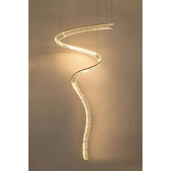 Salonowa lampa wisząca Cordon MSE1501100193 Moosee LED 60W 3000K chrom