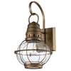 Lampa elewacyjna latarnia Bridge Point KL-BRIDGEPOINT-M-NBR IP44 mosiądz