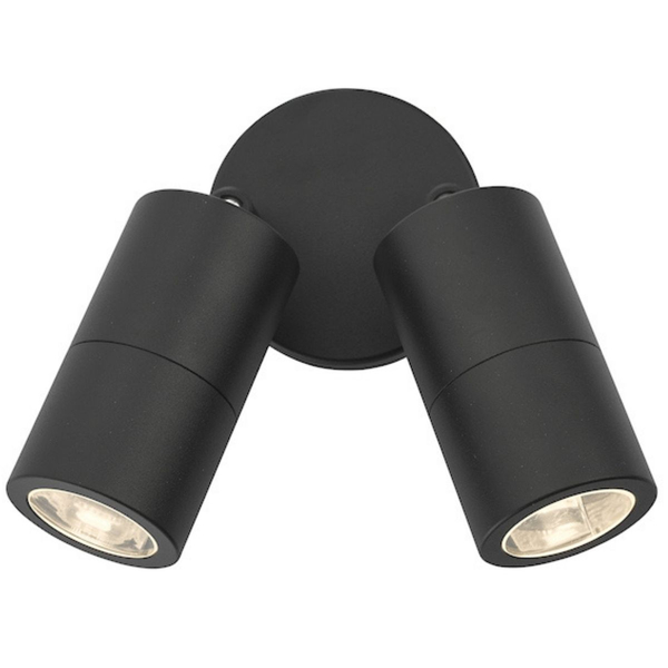 Zewnętrzny kinkiet Ortega ORT0922 Dar Lighting reflektor IP65 czarny