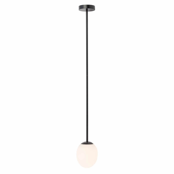 Sufitowa lampa łazienkowa Ice Egg 8124 IP44 jajo metalowa biały czarny