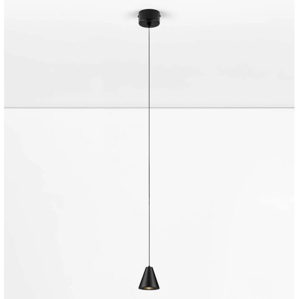 Wisząca lampa stożek ACHOCALLA LE44759 LED 5W 3000K nad stół czarny