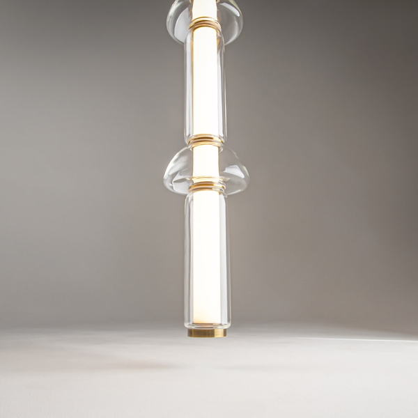 Lampa zwieszana Cosmo MOD210PL-L39BS3K LED 39W 3000K przezroczysty złoty