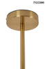 Nowoczesna lampa wisząca Piazetta MSE010100124 złota