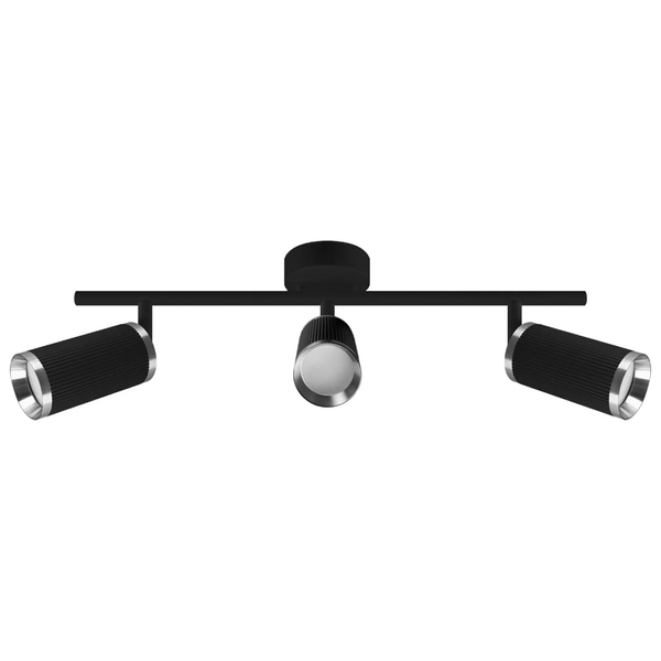 Modernistyczna lampa sufitowa Frida 4203 Ideus metalowa czarna
