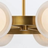 Alabastrowa lampa wisząca Alonso QN-ALONSO8-VBS-AR LED 30W 3000K mosiądz