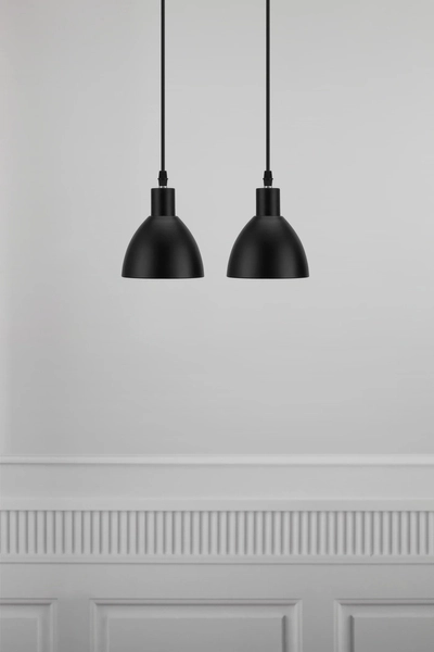 Lampa wisząca 2-punktowa Ray 63233003 Nordlux metalowa czarna