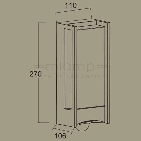 Zewnętrzna LAMPA elewacyjna QUBO 5193002118 Lutec kinkiet OPRAWA metalowa LED 13W 3000K z czujnikiem IP54 szara