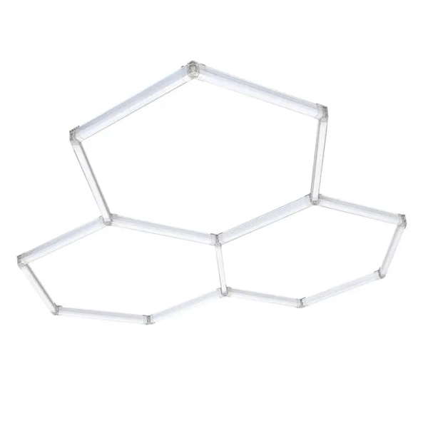 Ledowy plafon natynkowy Geometric LP-0209/3C 4K LED 4000K IP44 biały