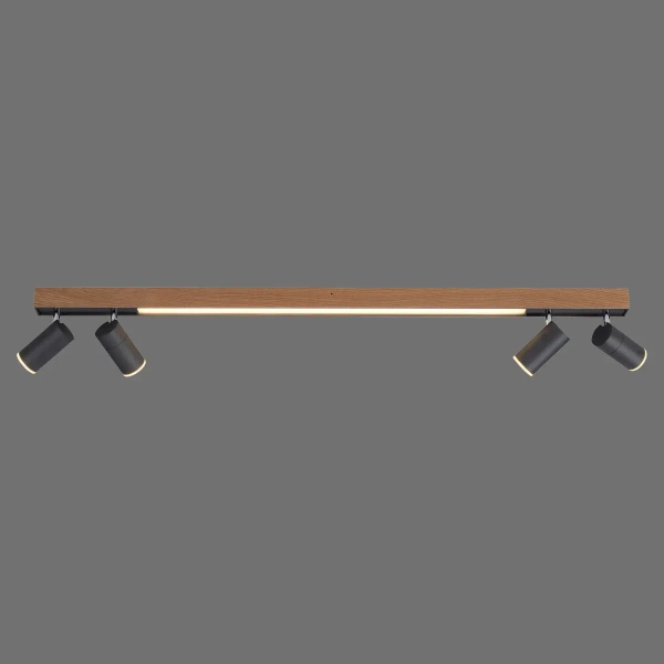 Sufitowa lampa PURE-LINES brązowa antracyt 6121-79 5xLED 25W CCT tuby