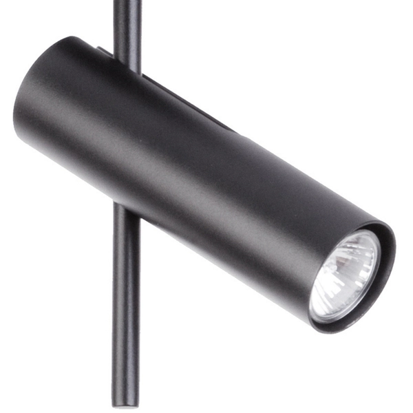 Kinkiet LAMPA ścienna LEDA 33106 Sigma metalowa OPRAWA regulowana tuba modernistyczna czarna