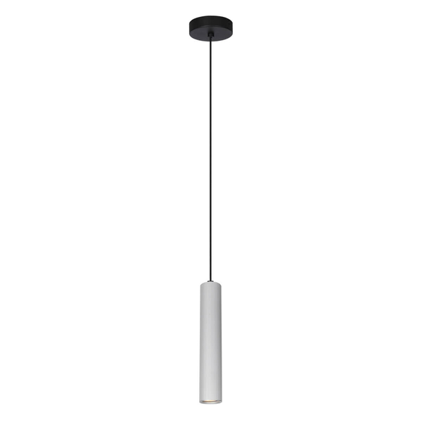 Wisząca lampa gabinetowa Rilok PND-83920-1-ALU Italux tubka zwis srebrny