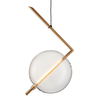 Wisząca lampa ball Amore ST-8869P-1 Step LED 12W 3000K designerska złota