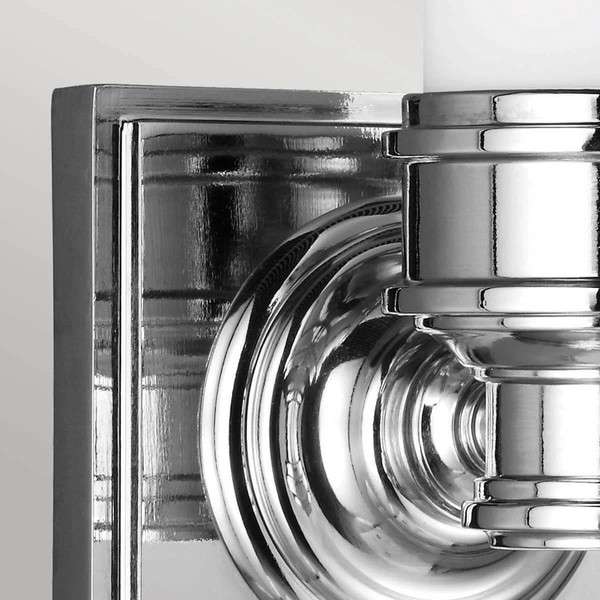 Łazienkowy kinkiet ścienny Payne FE-PAYNE1-BATH Feiss szklana tuba chrom