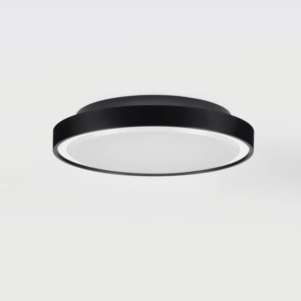 Plafon okrągły MOLLENDO czarny LE73767 LED 15W 3000K IP65 zewnętrzny