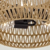 Lampa sufitowa do sypialni Casablanca QZ-CASABLANCA-3SF-PBZ brązowy