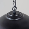 Industrialna lampa wisząca Colman COLMAN-BL do jadalni czarny złoty