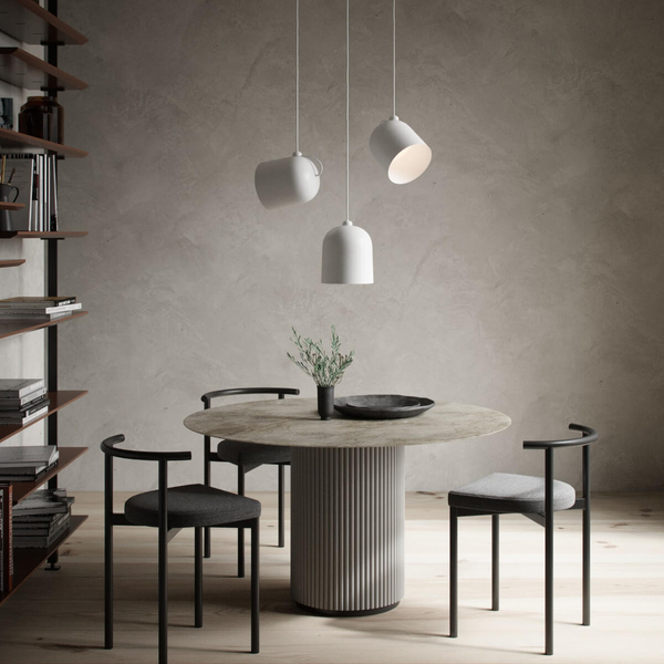 Wisząca lampa kuchenna Angle 2020673001 DFTP industrialna biała