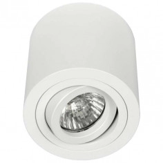 Spot LAMPA sufitowa Rullo Bianco Orlicki Design regulowana OPRAWA metalowa downlight tuba biała