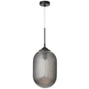 LAMPA wisząca ARJONA LE41880 Luces Exclusivas szklana OPRAWA modernistyczny zwis przydymiony czarny