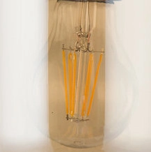 Kinkiet LAMPA ścienna SHINE 32246 Sigma loftowa OPRAWA szklana na wysięgniku bursztynowa czarna