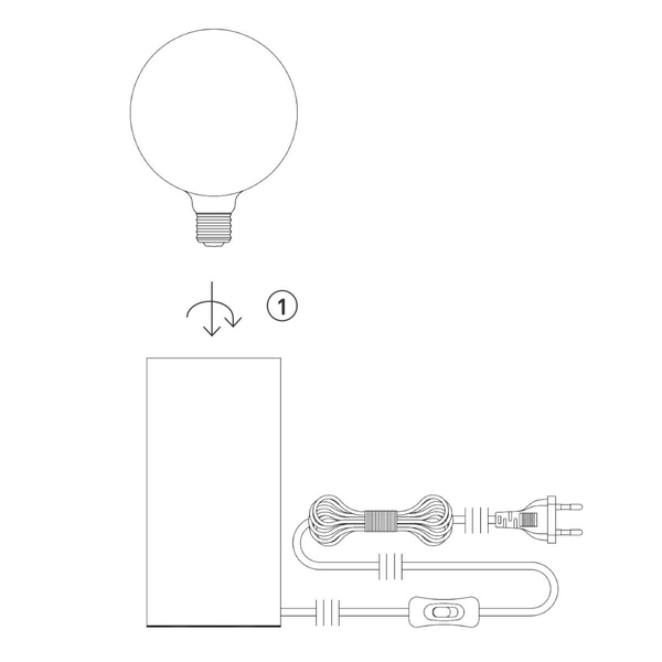 Lampa drewniana na stół Legna 108755 Markslojd włącznik wtyczka