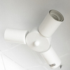 LAMPA wisząca REUS LP-8069/1P WH Light Prestige geometryczna OPRAWA okrągła zwis metalowy biały