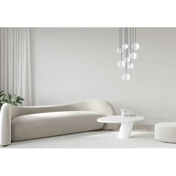 Klosz salonowy Cameleon Snowball 160 10268 Nowodvorski kula ball biała