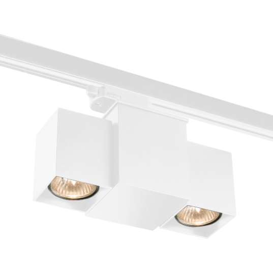 Reflektorowa LAMPA sufitowa BIZEN 7710 Shilo metalowa OPRAWA kostki do 3-fazowego systemu szynowego białe