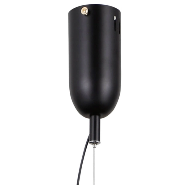 Zwieszana lampa Fuente PND-34395-5-BK LED 125W 3000K czarny przezroczysty