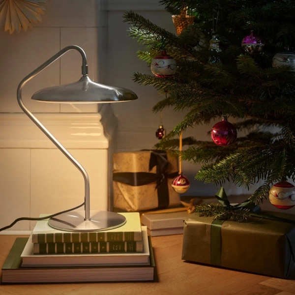 Ledowa stołowa lampa Artist 2520035034 LED 15W 3000K metalowy srebrny